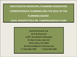 Legal Perspectives on Comprehensive Plans Legal Perspectives on Comprehensive Plans